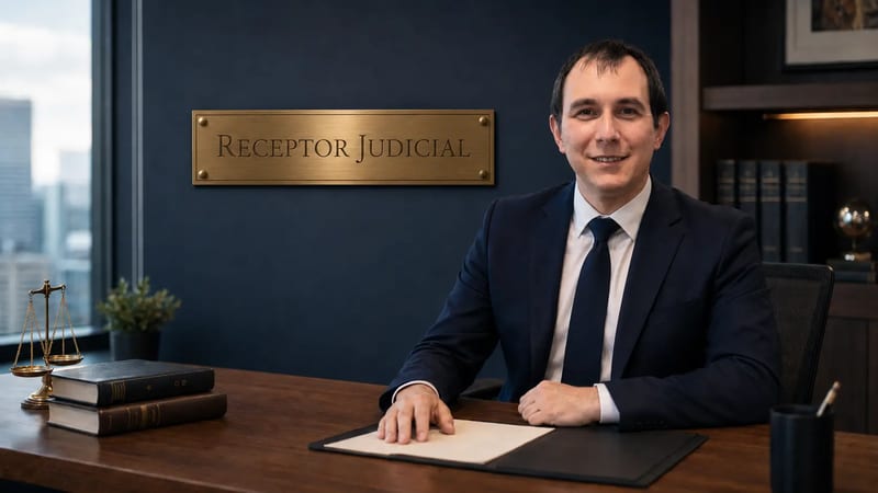 Emile Ducheylard - Receptor Judicial de Concepción Emile Ducheylard, Receptor Judicial titular de la Ilustrísima Corte de Apelaciones de Concepción, en su oficina