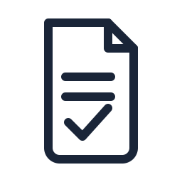 Icono de notificación de sentencias y resoluciones judiciales